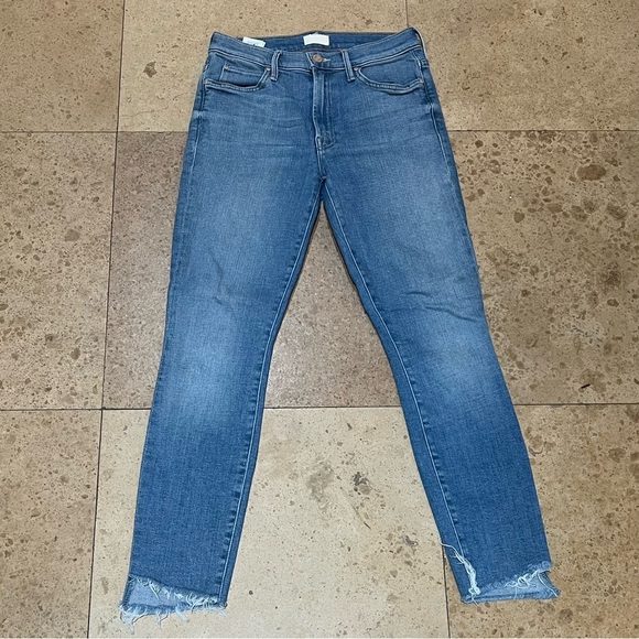 MOTHER Stunner Zip Ankle Step Fray Jeans - Picture 2 of 10